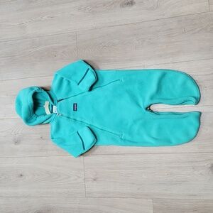 Patagonia synchilla fleece infant bunting suit 12m